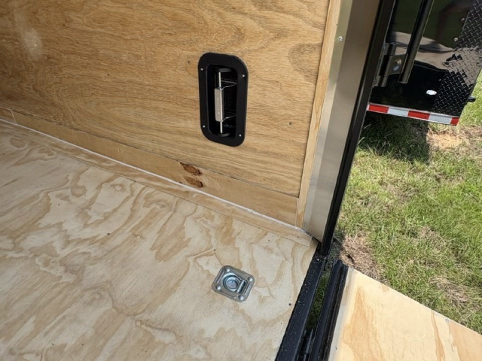 New 2027 Rock Solid Cargo 8.5x36 Triple Axle Enclosed Car Hauler For Sale – Black Polycore | Blackout Package