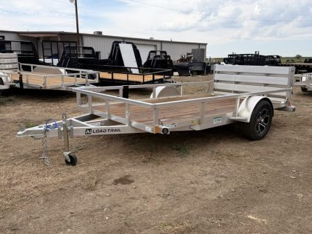 New 2027 Load Trail 6.5-12 Aluminum Ramp Gate Utility W/ Bi-Fold Gate 3K GVWR