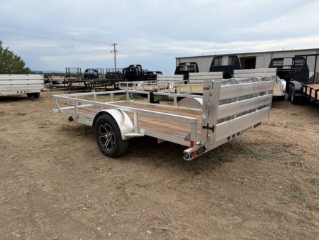 New 2027 Load Trail 6.5-12 Aluminum Ramp Gate Utility W/ Bi-Fold Gate 3K GVWR