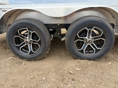 New 2027 Load Trail 7-16 Tandem Axle Aluminum Ramp Gate Utility W/ Bi-Fold Gate 7K GVWR