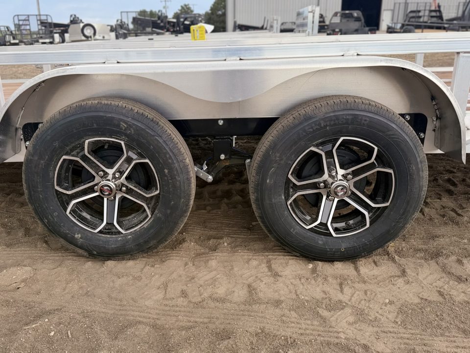 New 2027 Load Trail 7-20 Tandem Axle Aluminum Ramp Gate Utility W/ Bi-Fold Gate 7K GVWR