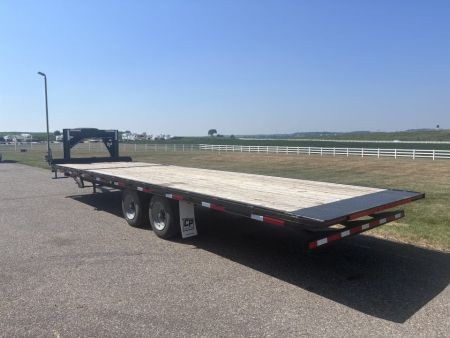 Used 2021 CornPro 8' x 21' Tilt Flatbed Trailer