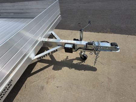 New 2027 Aluma 78x14 Utility, 12" Solid Sides 7814TA ESA