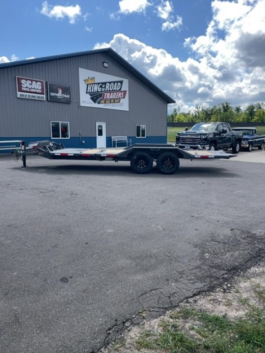 New 2027 Horizon Trailers HET 22x102 Equipment Trailer,Gravity Tilt, Drive Over Fenders, 10k Axles