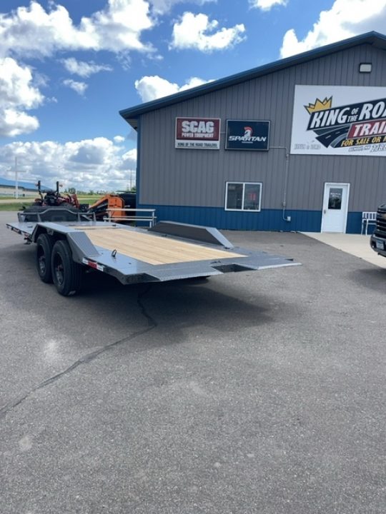 New 2027 Horizon Trailers HET 22x102 Equipment Trailer,Gravity Tilt, Drive Over Fenders, 10k Axles