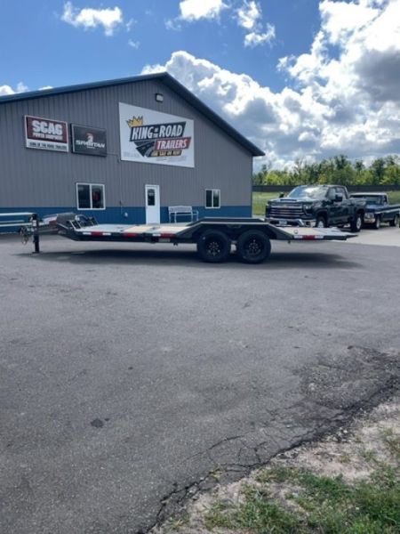 New 2027 Horizon Trailers HET 22x102 Equipment Trailer,Gravity Tilt, Drive Over Fenders, 10k Axles