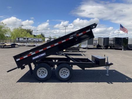 New 2026 Sure-Trac 6x12 Deckover Dump Trailer 7K GVWR