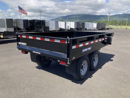 New 2026 Sure-Trac 6x12 Deckover Dump Trailer 7K GVWR