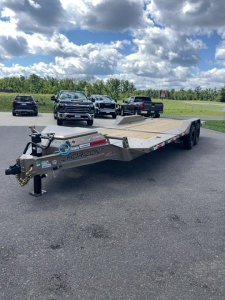 New 2027 Horizon Trailers HET 24x102 Tilt Equipment Trailer 10k Axles