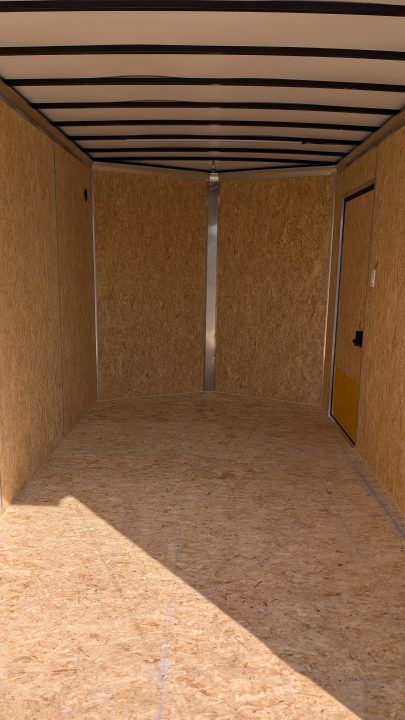 New HERE WE GO!!! 2027 BELMONT 7x14 Tandem V-Nose Cargo Trailer w/ Ramp (84" INSIDE HEIGHT!!!)