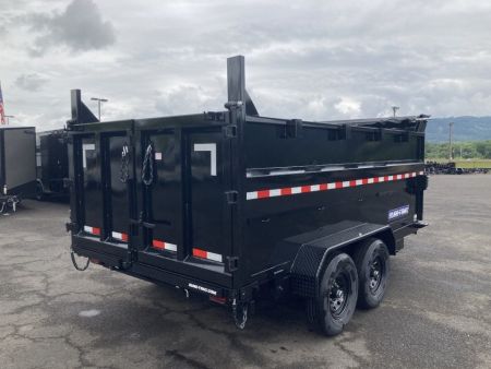 New 2026 Sure-Trac 7x14 Telescopic Dump 4FT Sides 14K GVWR