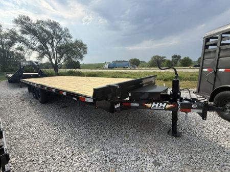 New 2026 H&H 102 x24' 14k Standard Duty Bumper Pull Deckover Trailer