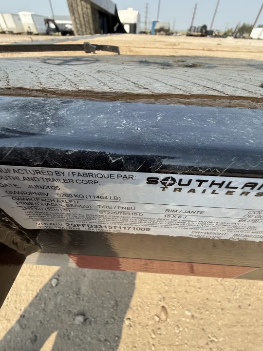 New 2026 Southland Trailers LBAT52-18SIR Equipment Trailer