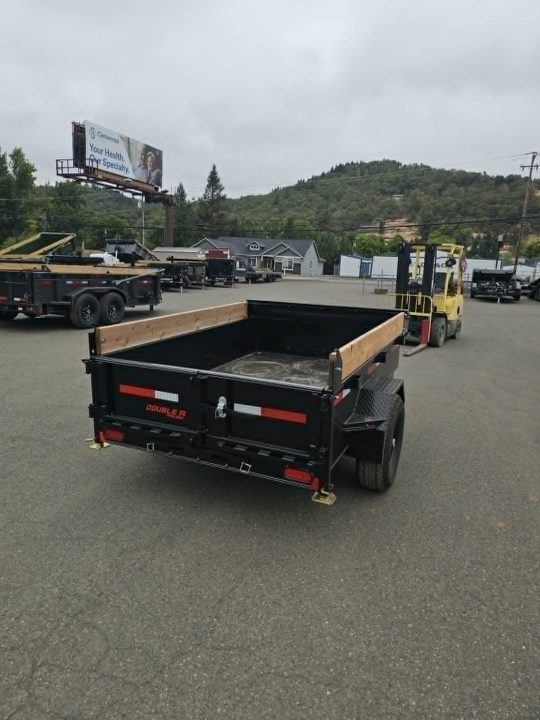 New DUMP MINI 2027 Double A ELP55-8 5X8 SINGLE AXLE 5000 GVWR TRAILER