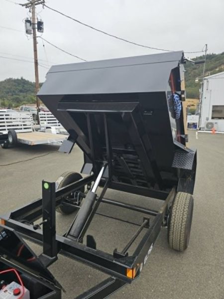 New DUMP MINI 2027 Double A ELP55-8 5X8 SINGLE AXLE 5000 GVWR TRAILER