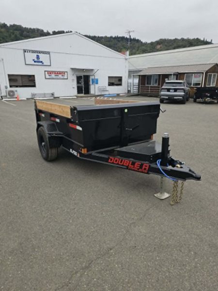 New DUMP MINI 2027 Double A ELP55-8 5X8 SINGLE AXLE 5000 GVWR TRAILER