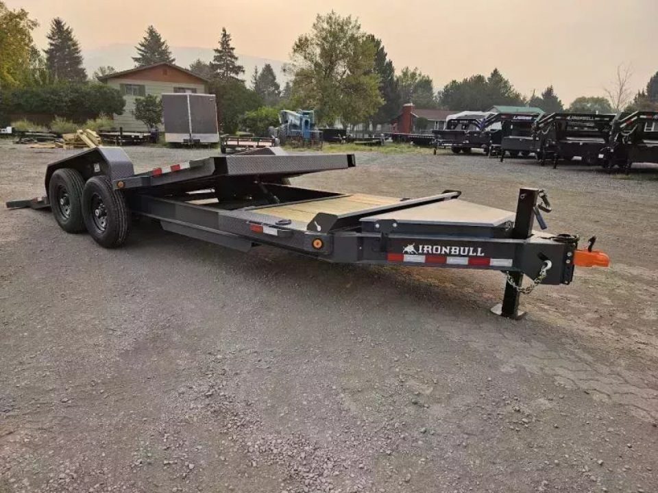 New 2027 Iron Bull 83"x20' 14k Tilt Deck Trailer