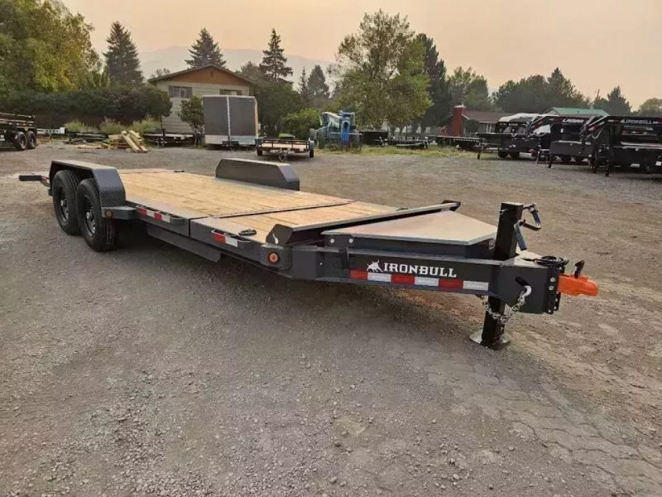 New 2027 Iron Bull 83"x20' 14k Tilt Deck Trailer