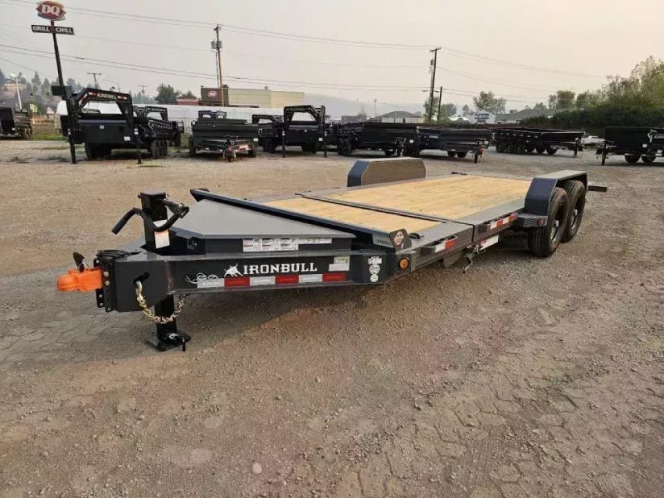 New 2027 Iron Bull 83"x20' 14k Tilt Deck Trailer