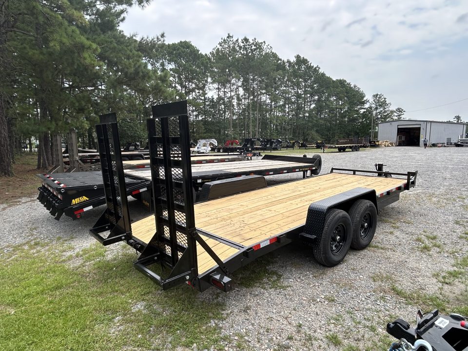 New 2027 Down 2 Earth Trailers 82X20 Equipment Trailer, with 7K Axles & #10,750 lbs Payload