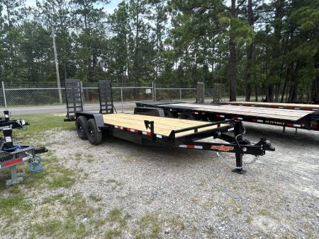 New 2027 Down 2 Earth Trailers 82X20 Equipment Trailer, with 7K Axles & #10,750 lbs Payload