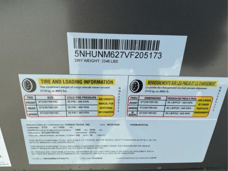 New 2027 Cargo King NMA816TA2 8FT X 16FT 7K GVW Cargo / Enclosed Trailer