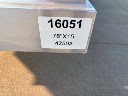 New 2027 Aluma 7815S-EL-TG Utility Trailer