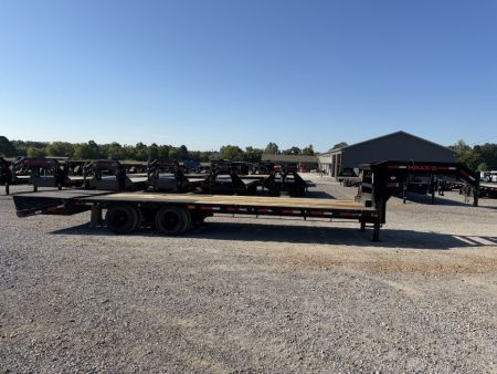 Used 2024 MAXXD 102"X28' 30K Gooseneck Flatbed Trailer