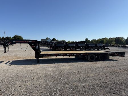 Used 2024 MAXXD 102"X28' 30K Gooseneck Flatbed Trailer