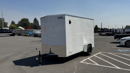 New 2026 Look Trailers 6 x 12 ST DLX Flat Top V-Nose 3K Cargo / Enclosed Trailer