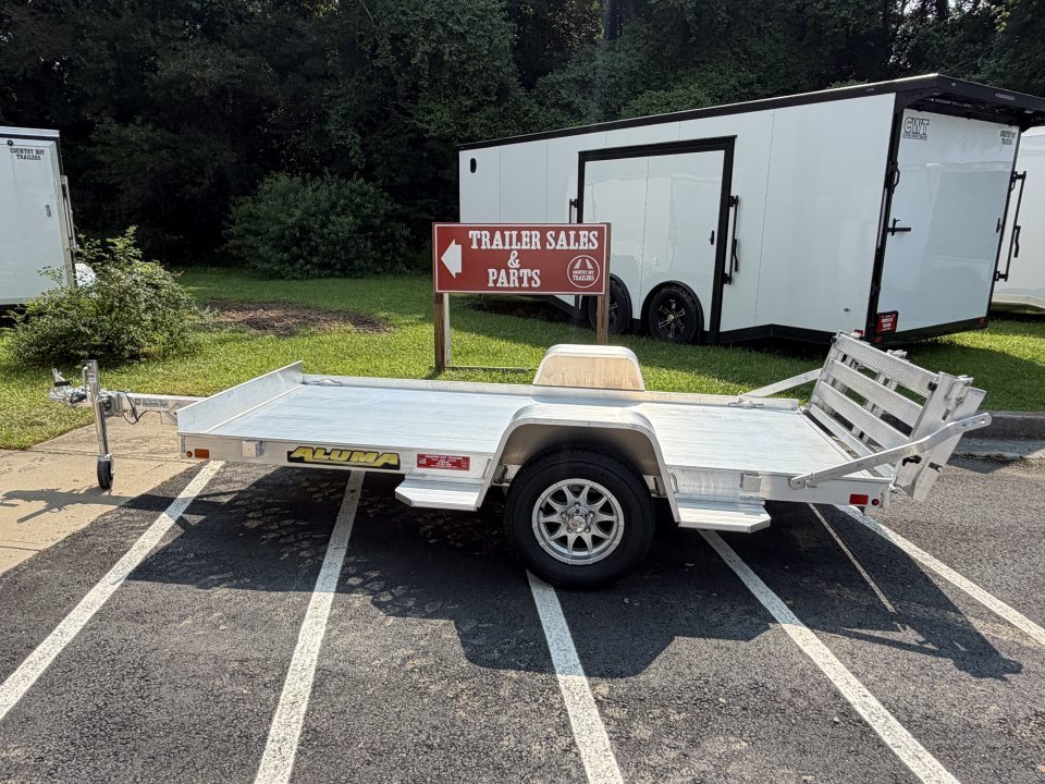 New 2027 Aluma 54x10 Utility, Bi-fold Tailgate Ramp 5410S-BT