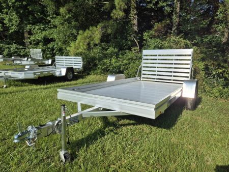 New 2027 Aluma 68x12 Utility, 12" Solid Sides 6812H-ESA-S