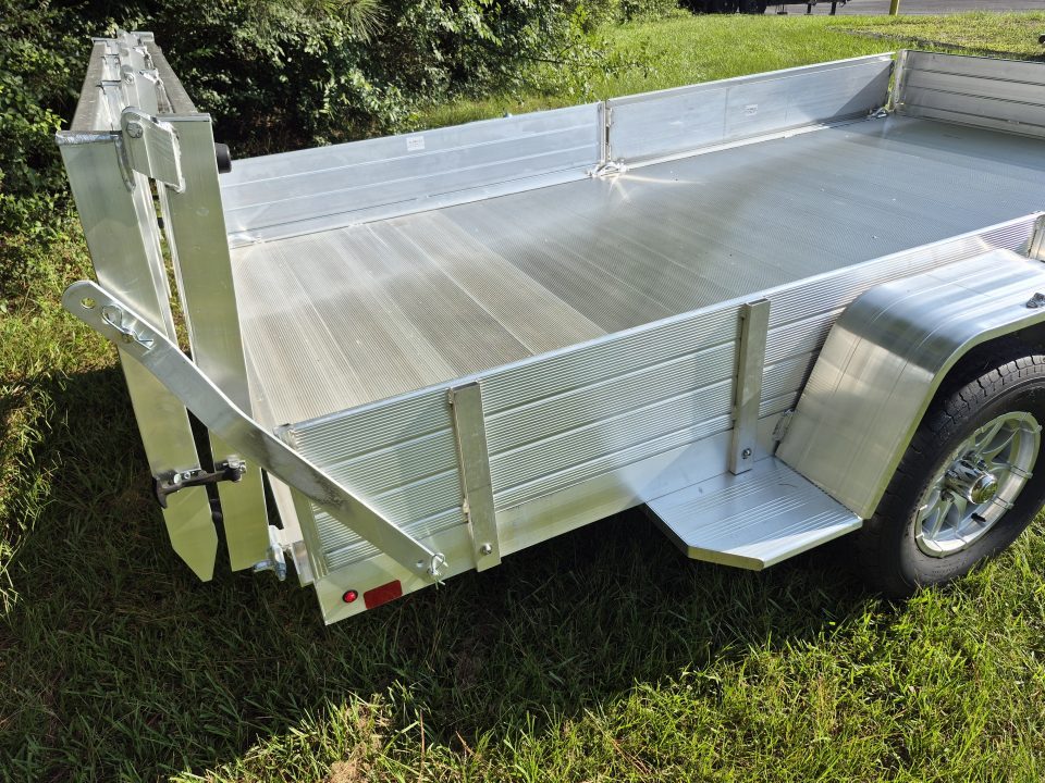 New 2027 Aluma 81x12 Utility, 12" Solid Sides 8112S-SR