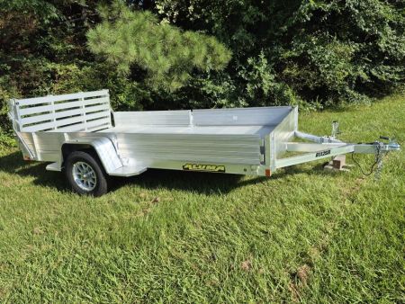 New 2027 Aluma 81x12 Utility, 12  Solid Sides 8112S-SR