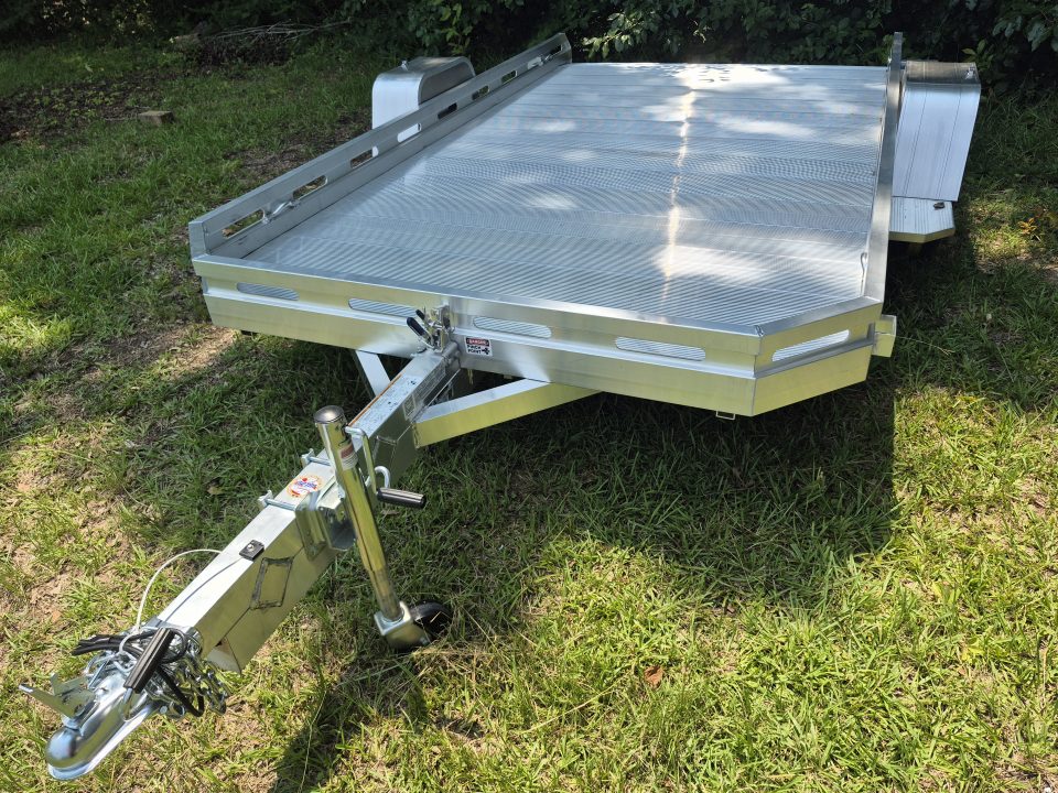 New 2027 Aluma 77x12 Utility, Full Tilt Bed 7712H