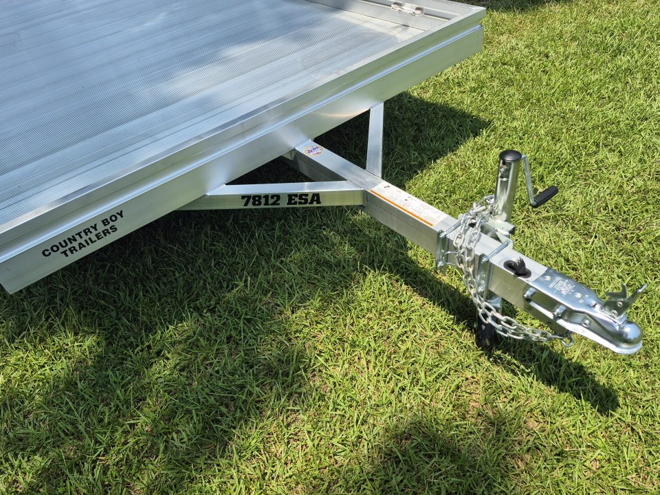 New 2027 Aluma 78x12 Utility, Straight Tailgate 7812ESA