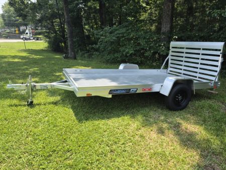 New 2027 Aluma 78x12 Utility, Straight Tailgate 7812ESA