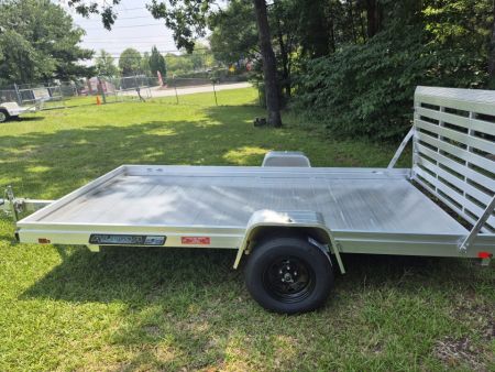 New 2027 Aluma 78x12 Utility, Straight Tailgate 7812ESA