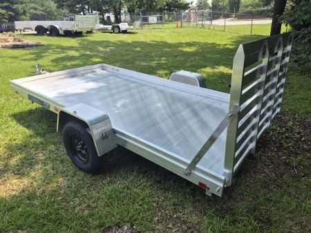 New 2027 Aluma 78x12 Utility, Straight Tailgate 7812ESA