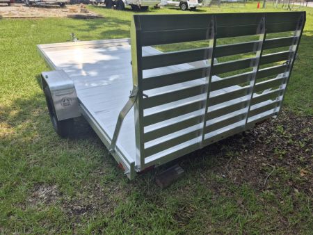 New 2027 Aluma 78x12 Utility, Straight Tailgate 7812ESA