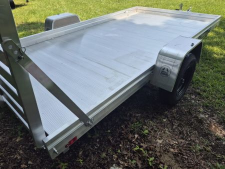 New 2027 Aluma 78x12 Utility, Straight Tailgate 7812ESA