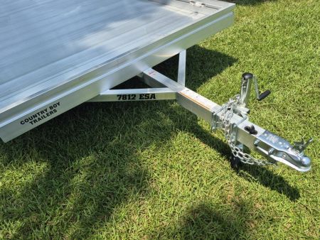 New 2027 Aluma 78x12 Utility, Straight Tailgate 7812ESA