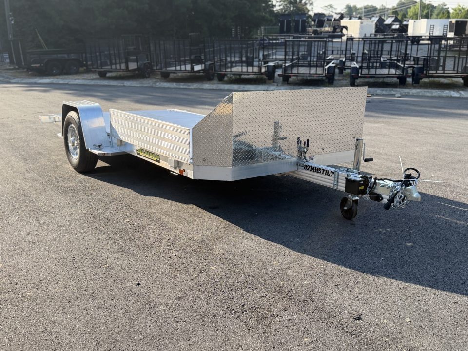 New 2027 Aluma 82"x14' ATV/UTV Tilt, Slingshot Pkg. (3 wheeler) 8214HS