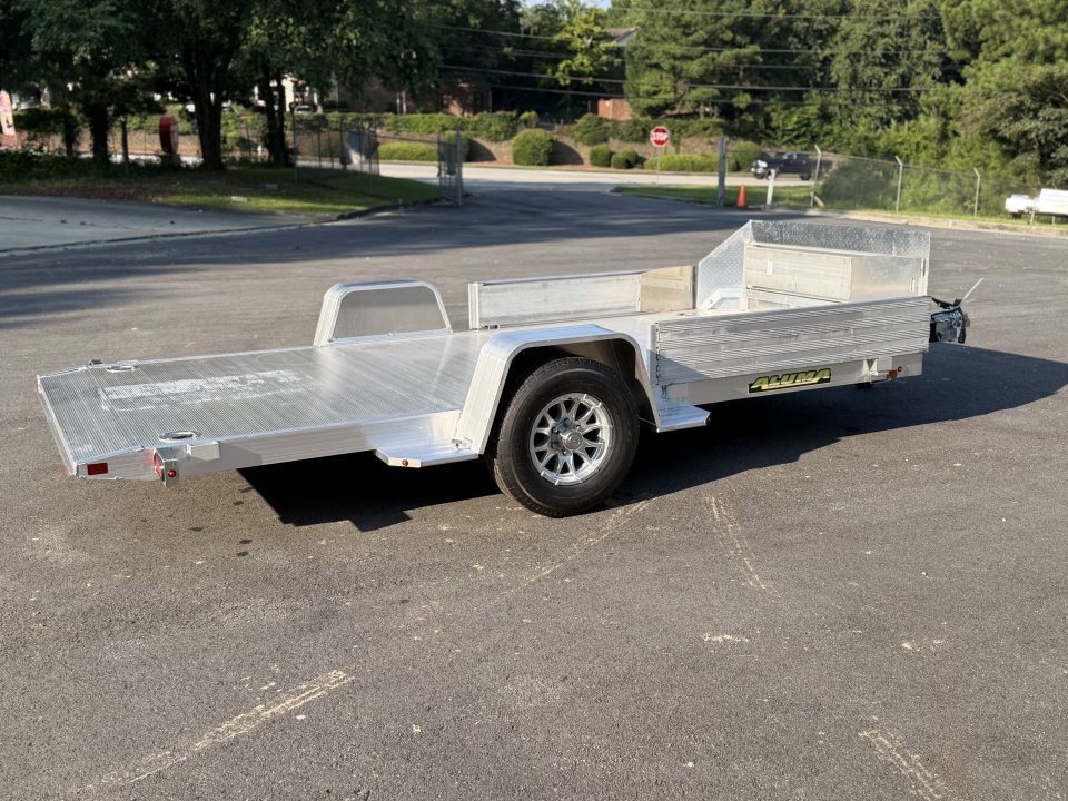 New 2027 Aluma 82"x14' ATV/UTV Tilt, Slingshot Pkg. (3 wheeler) 8214HS