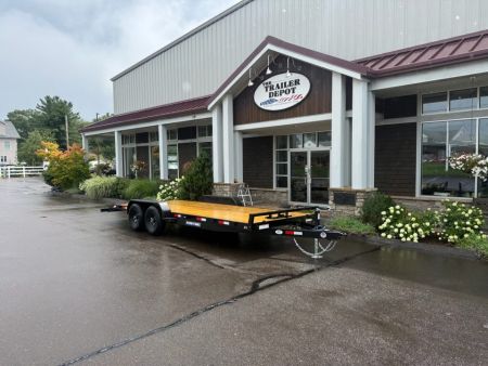 New Sure-Trac 7' x 20' Wood Deck Open Car Hauler 9.9K