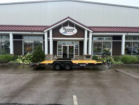 New Sure-Trac 7' x 20' Wood Deck Open Car Hauler 9.9K