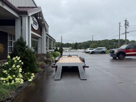 New Sure-Trac 7' x 20' Wood Deck Open Car Hauler 9.9K
