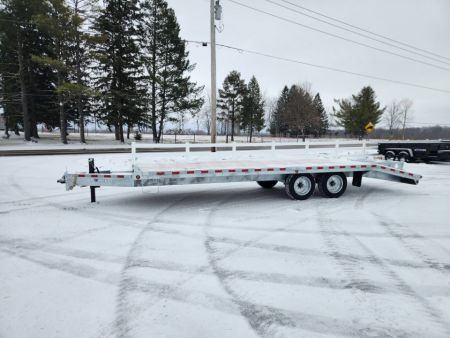 New 2027 BWISE EHD17 102x24 17.6K Deckover Equipment Trailer