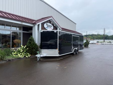 New E-Z Hauler 8'6" x 24' XLT Enclosed Car Hauler with Escape Door 9.9K