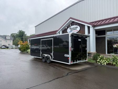 New E-Z Hauler 8'6" x 24' XLT Enclosed Car Hauler with Escape Door 9.9K